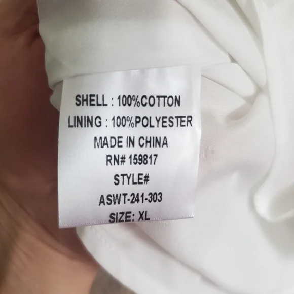 Altar'd State Cream & Blue Floral Print Flutter Sleeve Blouse with Tie Back. #MP - Picture 7 of 8